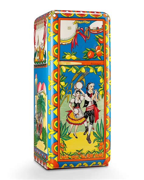 smeg dolce gabbana fridge price|smeg vintage fridge.